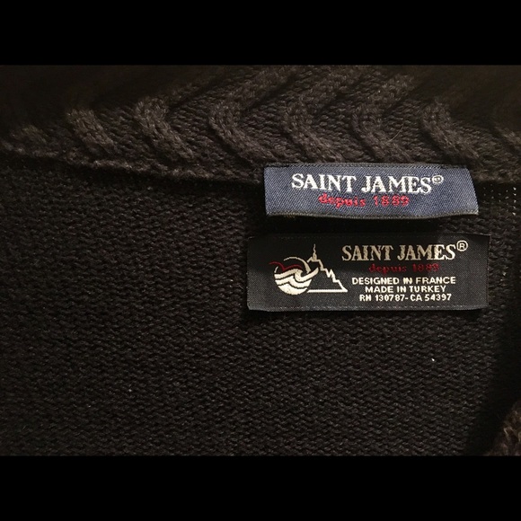 Saint James women’s toggle sweater/jacket size S - Picture 3 of 4